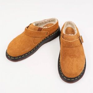 Dr. Marten Brown/Tan Suede Slip-On Shoes